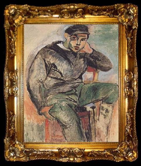 framed  Henri Matisse Sailor I (mk35), ta009-2